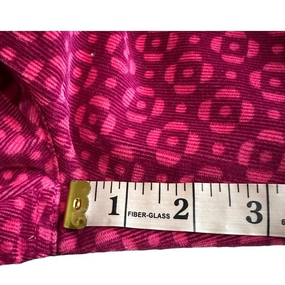 Boden Skinny Corduroy Floral Pink Pants Jeans 4P - Picture 9 of 12